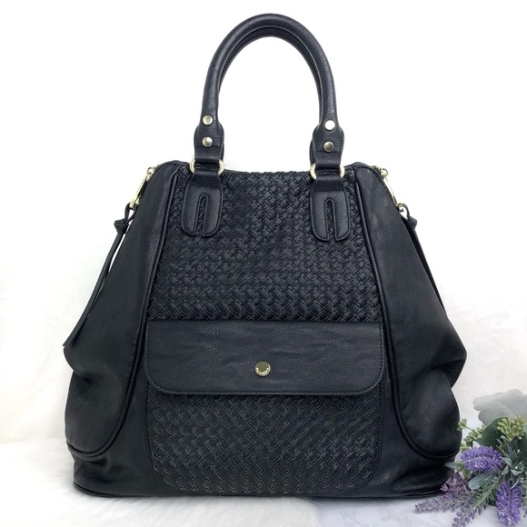 Big Buddha Handbags - Big Buddha Black Satchel Bag